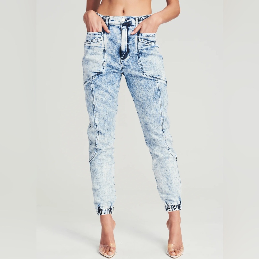 Myla Pant in Light Blue Acid retrofete